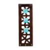 Decoratieve houten wand-sleutelhouder met ontwerp Gereh