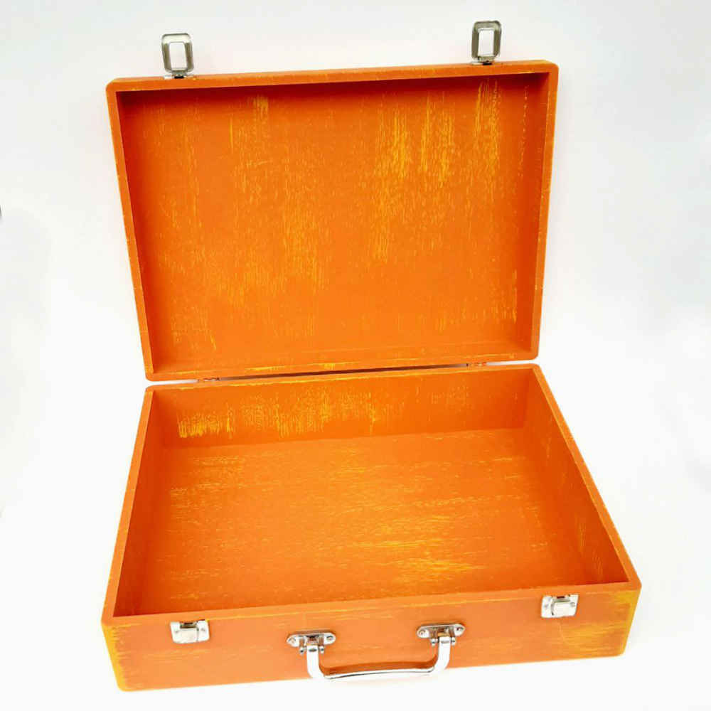 Houten geschenkdoos met Perzisch motief – Kunst