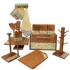 16-delige Keukenaccessoireset Chocolade