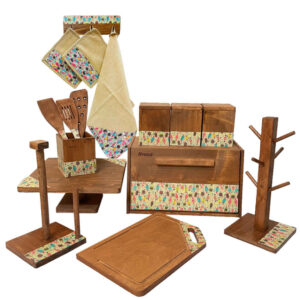 16-delige Keukenaccessoireset Chocolade