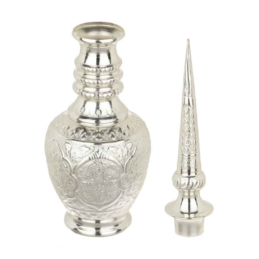 Decoratieve koperen fles handgemaakt Perzisch gegraveerd Zina (2x)