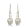 Decoratieve koperen fles handgemaakt Perzisch gegraveerd Zina (2x)