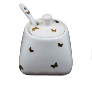 Ceramische voorraadpot – Butterfly