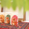 Ceramische potten set – Fox (3x)