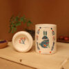 Ceramische potten set – Rabbits (3x)