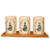 Ceramische potten set – Rabbits (3x)
