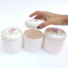 Ceramische potten set – Rose (3x)