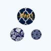 Aardewerken Borden Parandeh – Vogels & Bloemen (Set van 3)