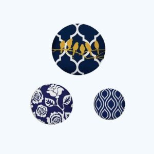 Aardewerken Borden Parandeh – Vogels & Bloemen (Set van 3)