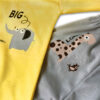 Set van 3 Pasgeboren Babykleding – Geel Giraffe Model