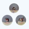 Aardewerken Borden Love’s Portrait – Handgeschilderd (Set van 3)
