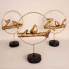 Set van 3 Realistische Mus Beeldjes – Decoratieve Vogels