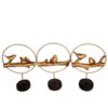 Set van 3 Realistische Mus Beeldjes – Decoratieve Vogels