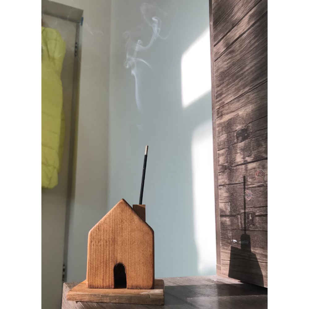 Houten wierookhouder – Model Waterval