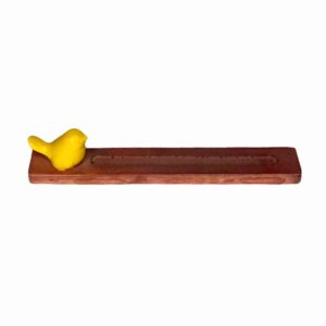 Houten wierookhouder – Model Vogel