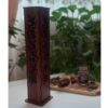 Houten wierookhouder – Model Bloem (set van 2)