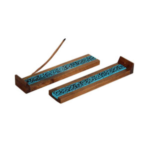 Perzische houten wierookhouder – model Kaashi (set van 2)