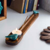Houten wierookhouder – Model Vogel