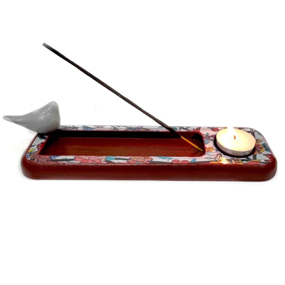 Houten wierookhouder – Model Traditioneel