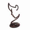 Houten sieradenhouder en organizer – Gezicht model