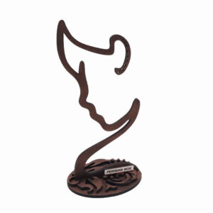 Houten sieradenhouder en organizer – Gezicht model
