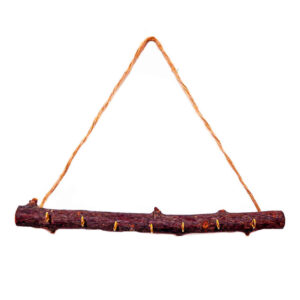 Houten sieradenhouder en organizer – Rustiek model (Bruin, 2x)