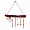 Houten sieradenhouder en organizer – Rustiek model (Bruin, 2x)