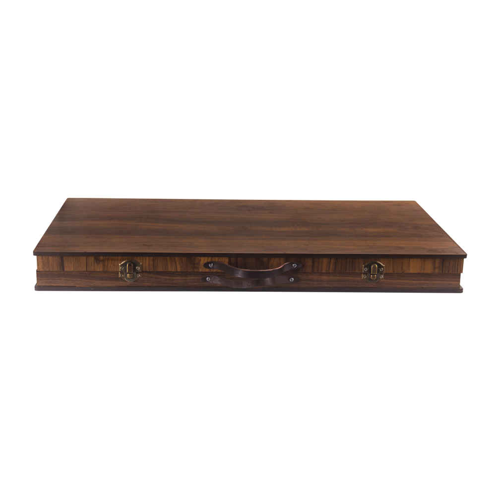 Houten kleurpotlodendoos 120 kleuren met lade – Carno-editie voor kunstenaars