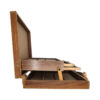 Houten kleurpotlodendoos 120 kleuren met lade – Pasargad-collectie voor kunstenaars