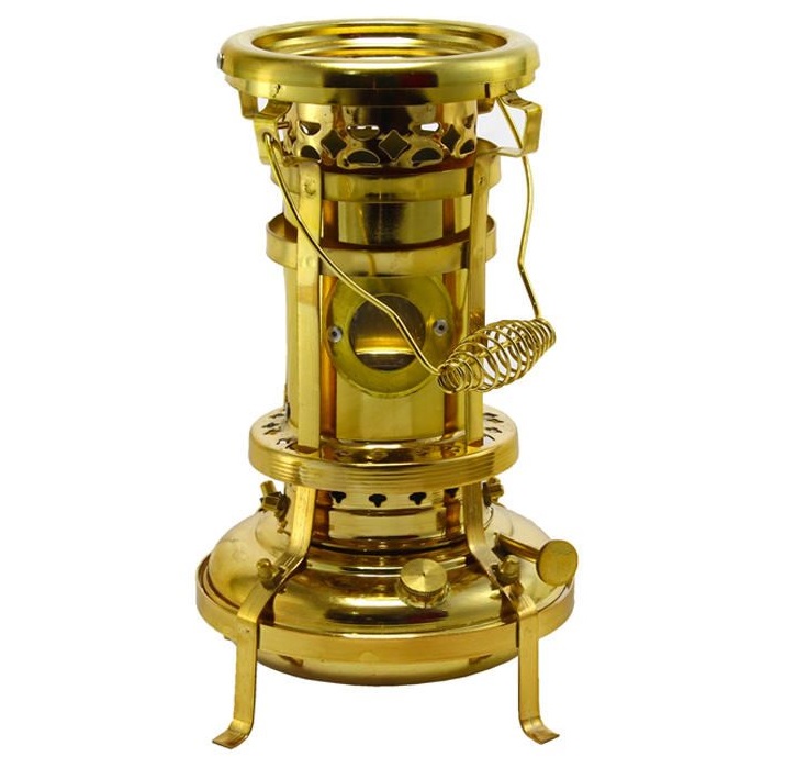 Vintage Iraanse Petroleumkachel Model Aladdin