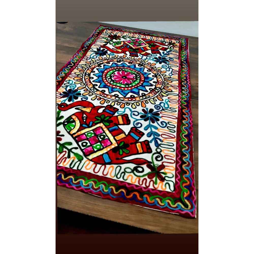 Geborduurd wandtapijt – Balochi Shina Kunst