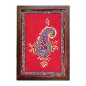 Perzisch geborduurd wandtapijt – bloemen Nafis textielkunst