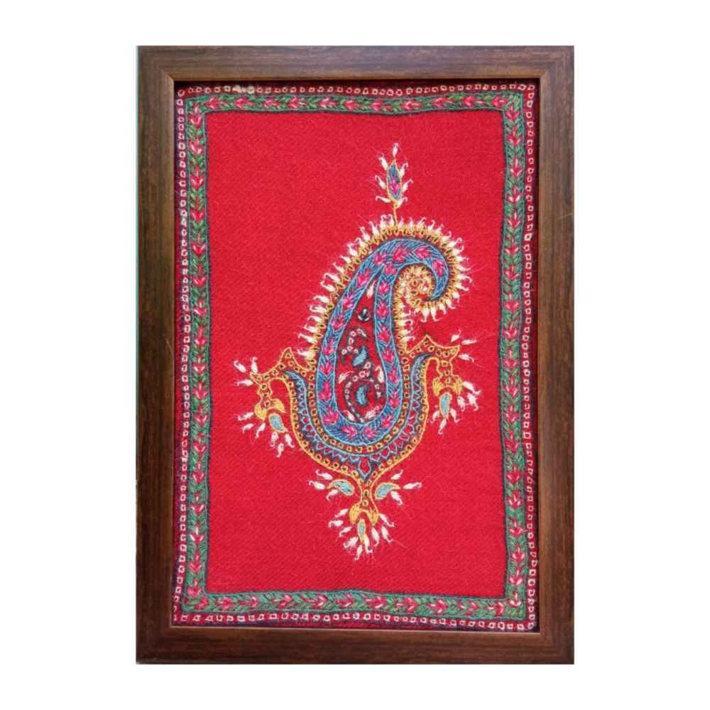 Perzisch geborduurd wandtapijt – bloemen Nafis textielkunst