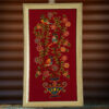 Perzisch geborduurd wandtapijt – bloemen Pateh textielkunst