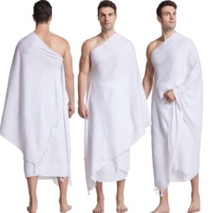 Handdoekenset voor Hadj Ihram (Boven- en Onderdeel) voor Umrah