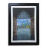 Originele realisme tekening – pastel op karton, Heiligdom van Imam Reza