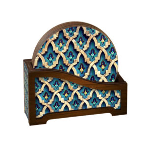 Onderzetterset met Houder – Artistiek Design Antique