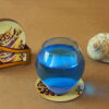 Hich Kalligrafie Onderzetters met Houder – Ronde Iraanse Artistieke Houten Set
