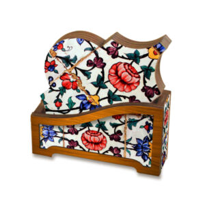 Onderzetterset met Houder – Artistiek Design Negar
