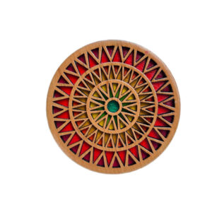 Houten ronde onderzetter Raika (set van 2)