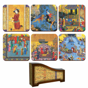 Ondersetset & houder artistiek ontwerp Shahnameh