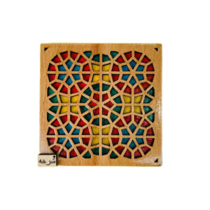 Houten vierkante onderzetter Sorhe (set van 2)
