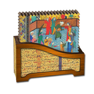 Onderzetterset met Houder – Artistiek Design Stamp