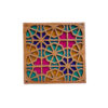 Geometrische Houten Onderzetters 2-pack – Tara-ontwerp, Boho Stijl