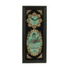 Islamitische Decoratieve Klok met Houten Inlegwerk – Ayatul Kursi Design