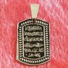Islamitische Zilveren Ketting met Wan Yakad Hanger