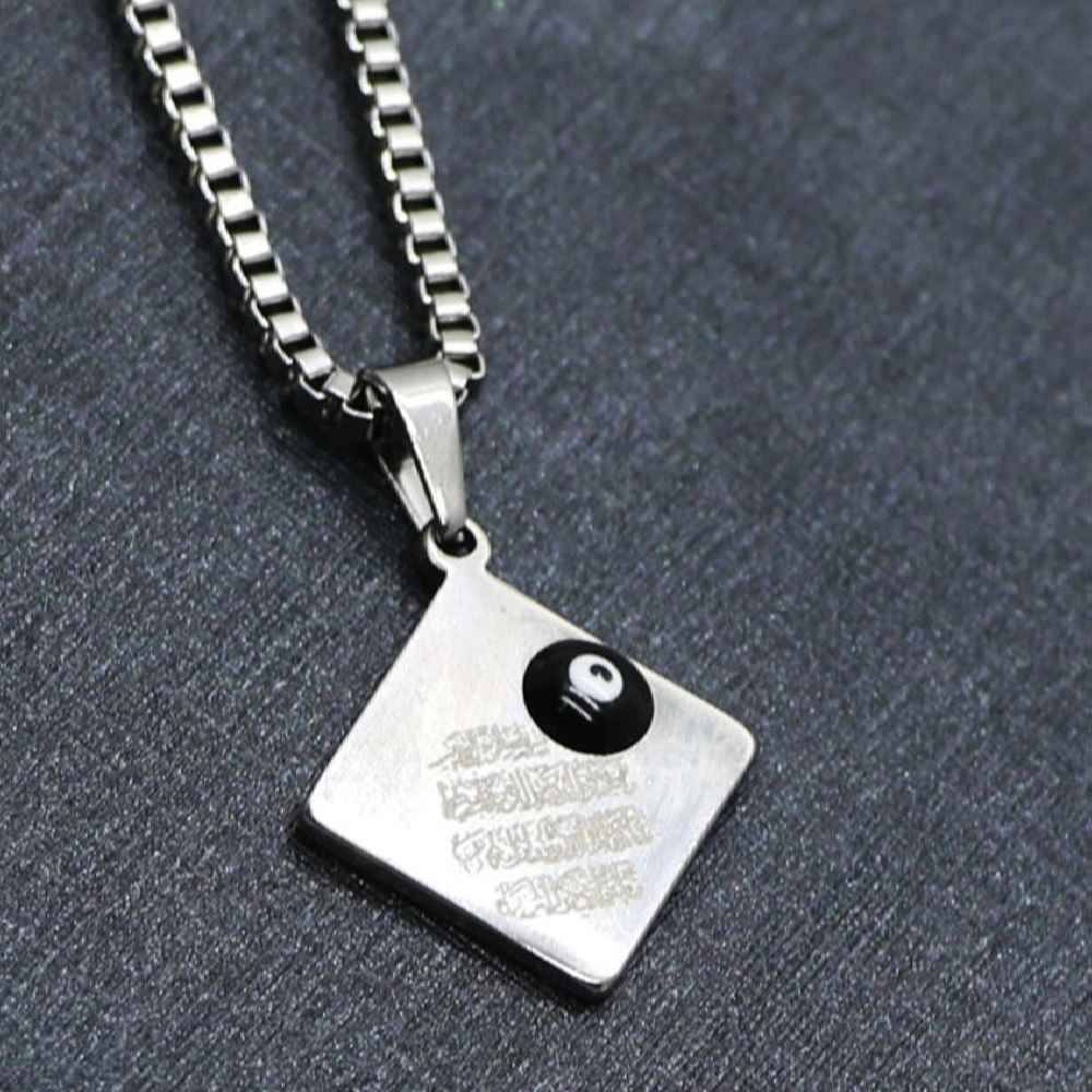 Islamitische Stalen Ketting met Va In Yakad Hanger