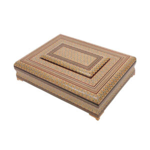 Houten Koranbox Model Fakher – Khatam & Fluweel