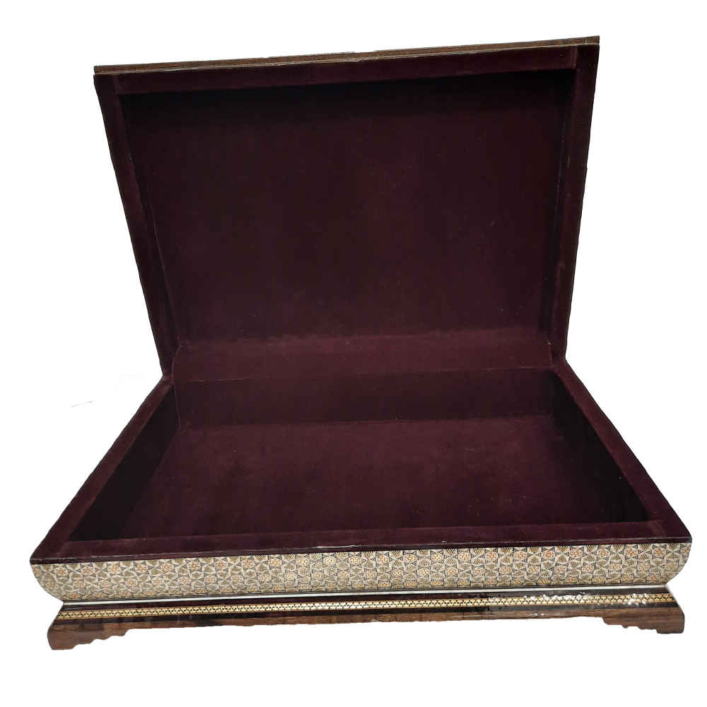 Houten Koranbox Model Honar – Khatam & Fluweel