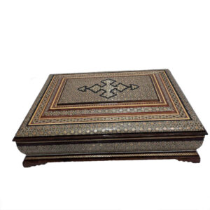 Houten Koranbox Model Honar – Khatam & Fluweel